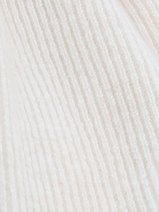 Creamy White Luxe Cashmere Ruffle Collar Wrap