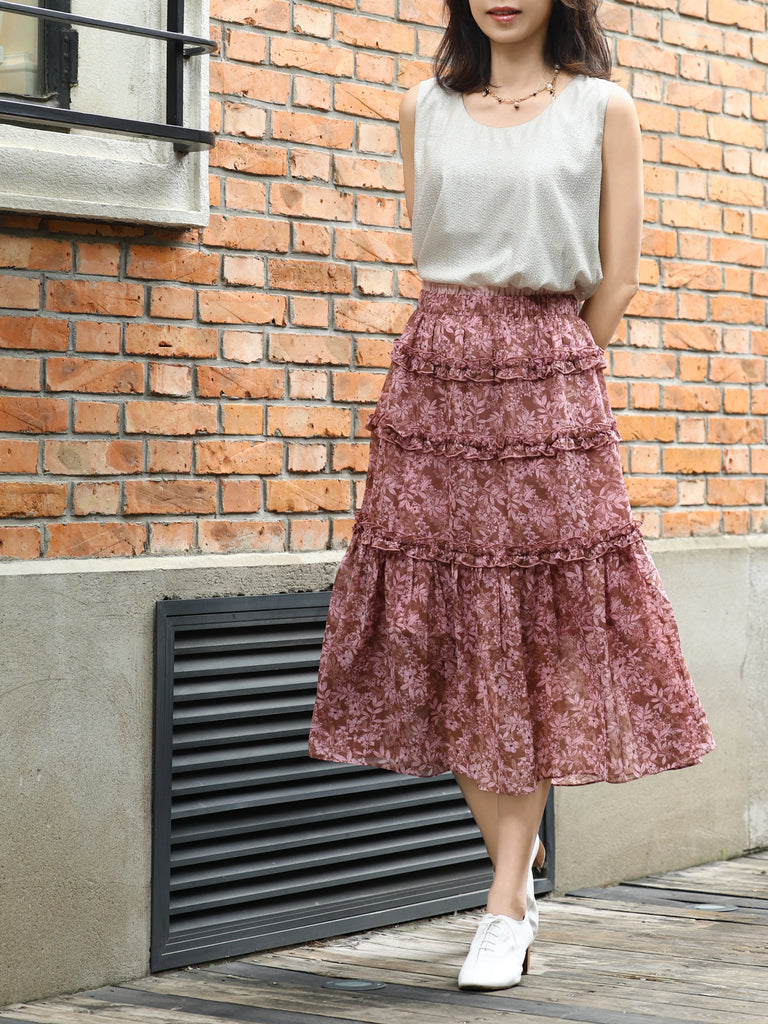 Silver Grey Round Neck Breezy Breezy Tank