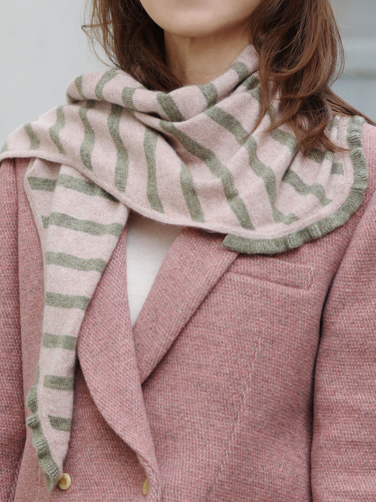 Rose Pink Double-Breasted Woollen Tailored Blazer