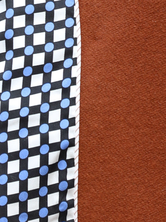 Rich Cinnamon Double-Breasted Woollen Tailored Blazer