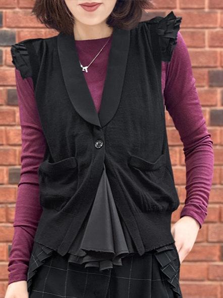 Last Chance! Rich Plum Red Cotton Rayon Blend Essential Jumper