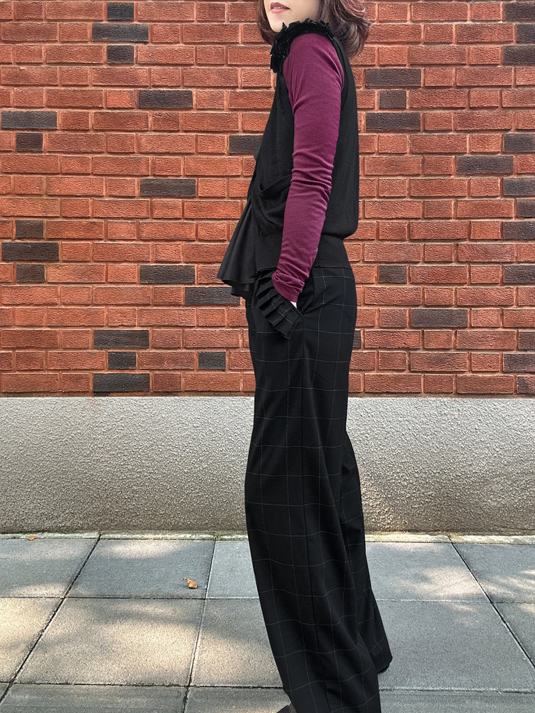 Last Chance! Rich Plum Red Cotton Rayon Blend Essential Jumper