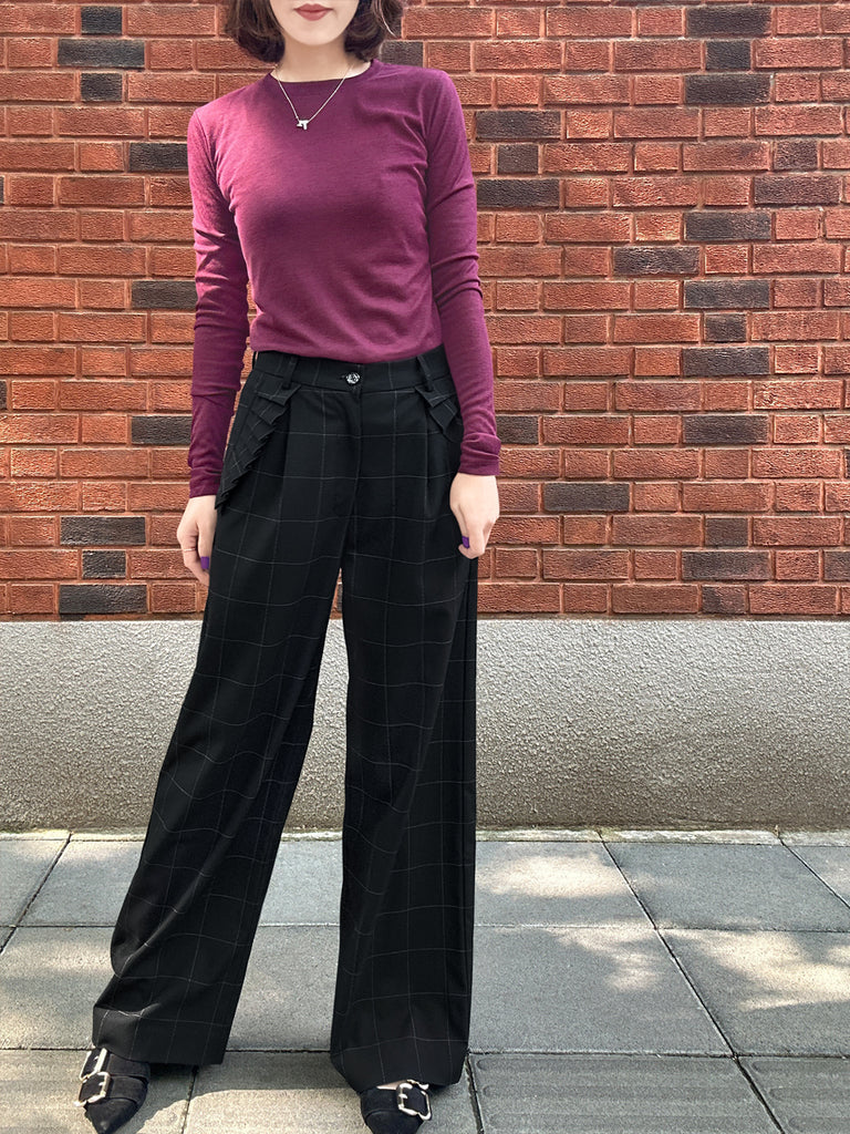 Last Chance! Rich Plum Red Cotton Rayon Blend Essential Jumper