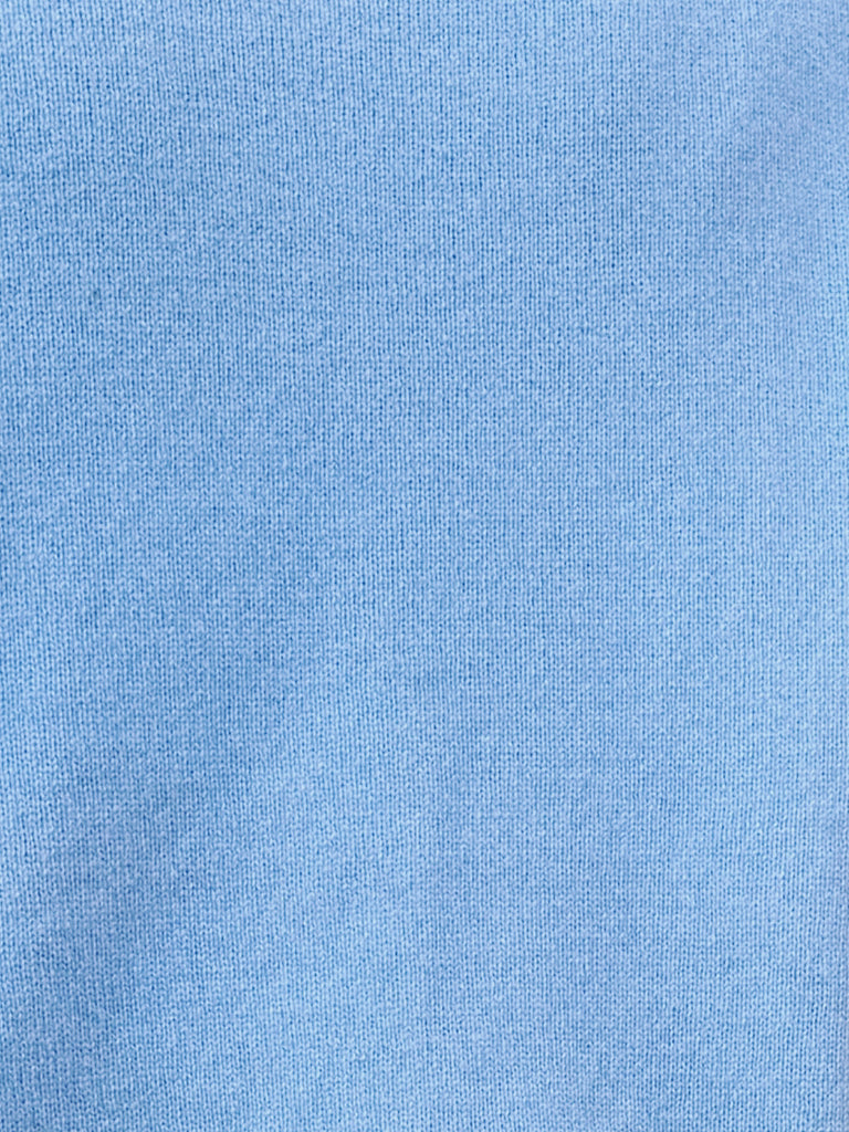 Surprise Sale! Baby Blue High-Neck Cashmere Wool Blend Essential Jumper