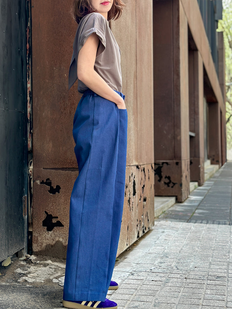 Surprise Sale! Taupe Grey Asymmetric Tie Knot Detail Boat Neck Tee