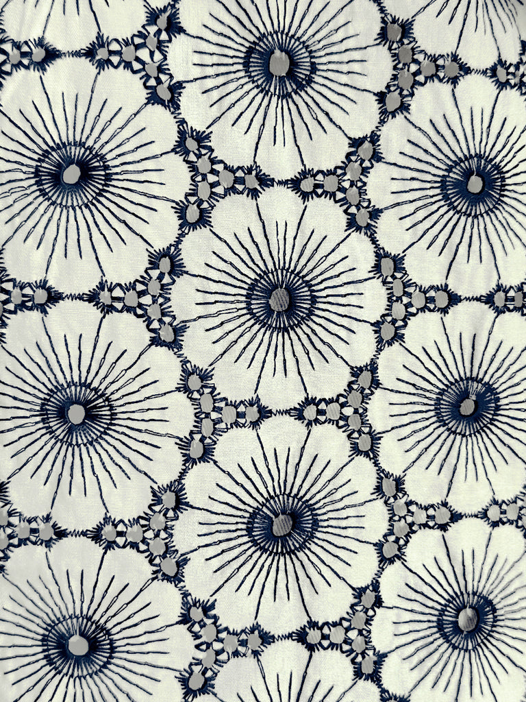 Final Sale! Violette Embroidered Ruffle Puff Sleeve Airy Blouse