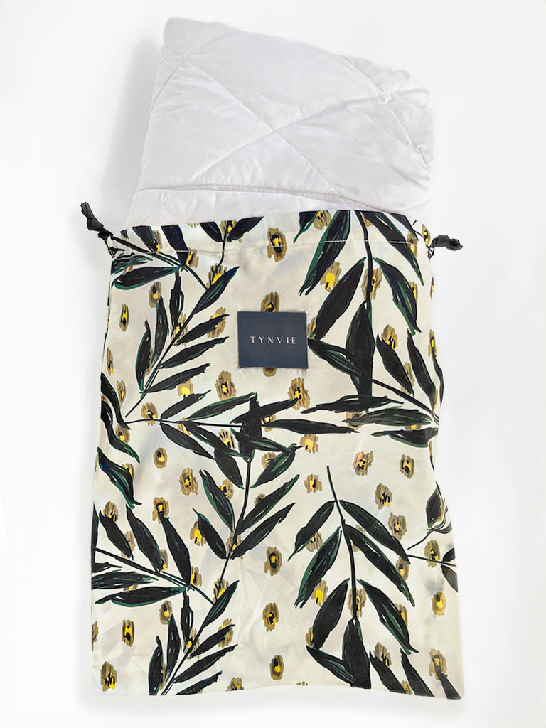 Surprise Sale! Platinum White Frill Shoulder Longline Quilted Down Vest