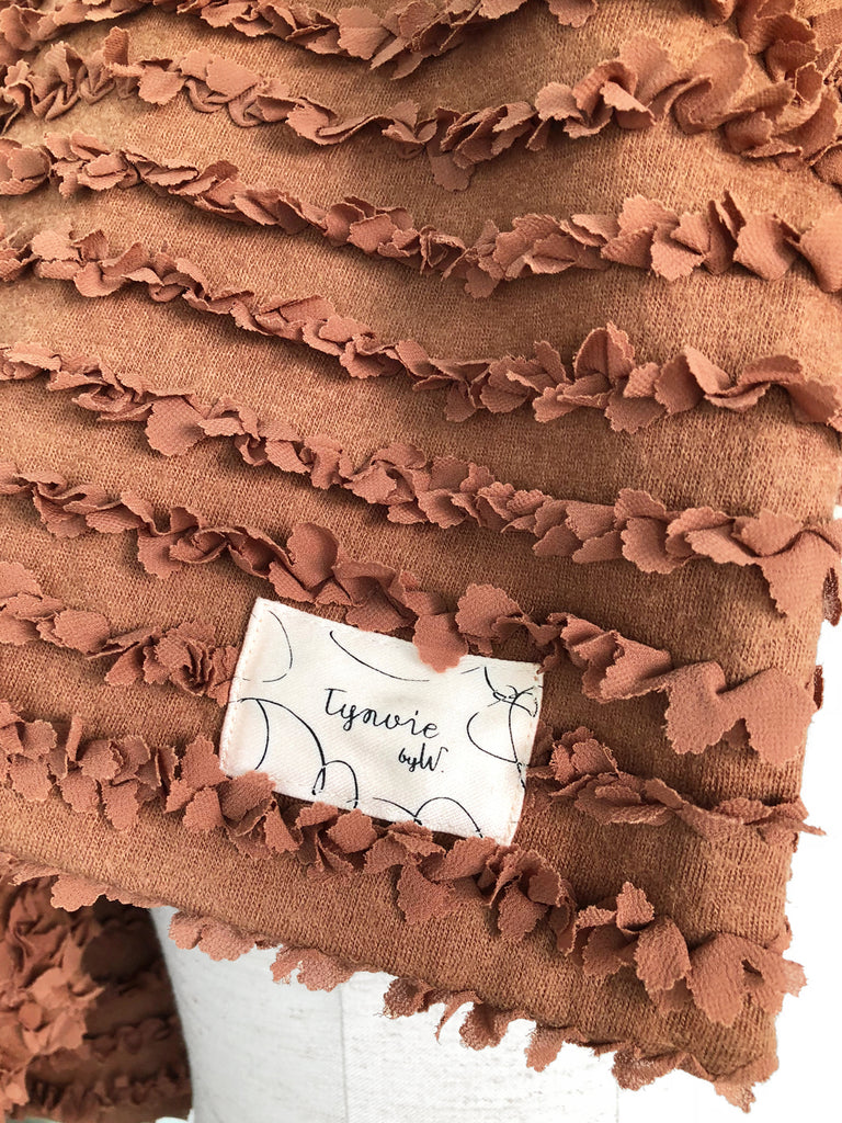 Last Chance! Textured Cotton Wool Blended Poncho Scarf