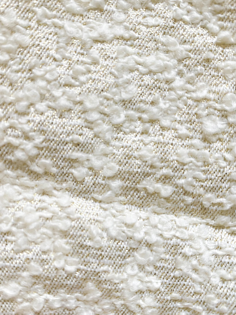 Final Sale! Gold Jacquard Layered Mesh Ruffle Sleeveless Top