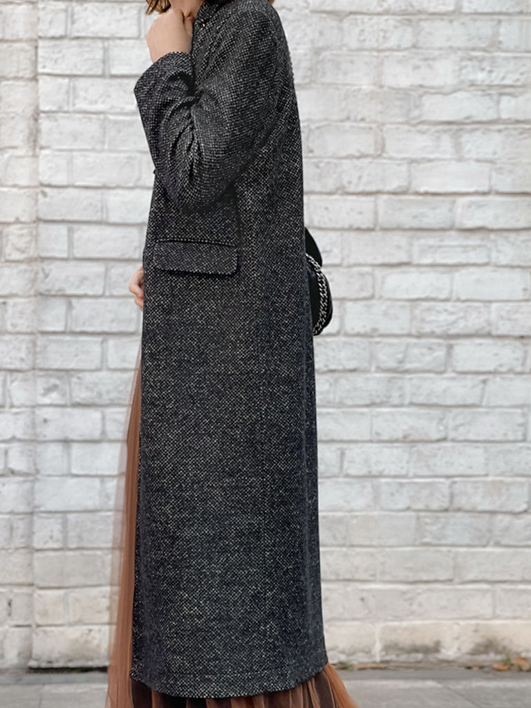 驚喜促銷!黑色 & 米色 Crombie 大麥玉米羊毛大衣