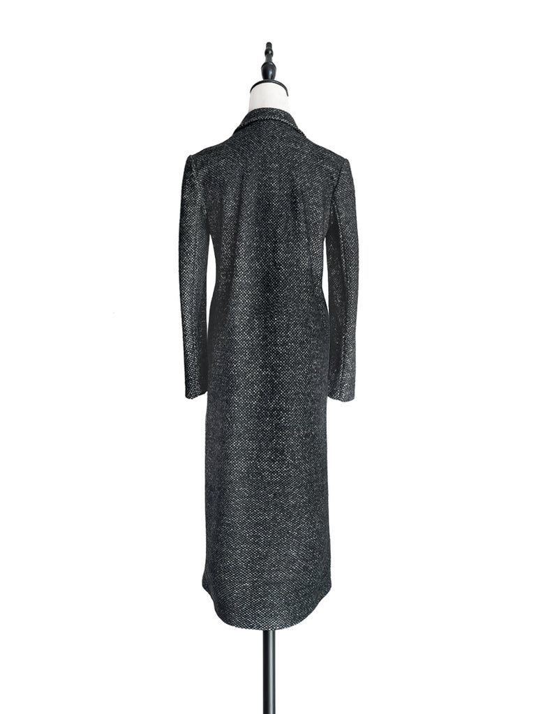 驚喜促銷!黑色 & 米色 Crombie 大麥玉米羊毛大衣