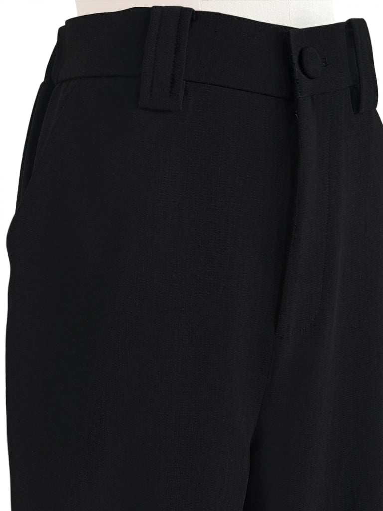 Last Chance! Black Casually Cool Ankle Jogger Trousers