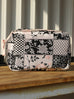 Vintage Floral Patchwork Scalloped-Edge Wash Bag