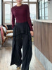 Cherry Burgundy Pure Merino Wool Signature Essential Jumper