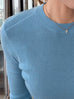 Bluebell Blue Pure Merino Wool Signature Essential Jumper