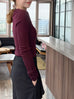 Cherry Burgundy Pure Merino Wool Signature Essential Jumper