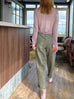 Lilac Delicate Diamond Lattice Knit Unique Button Cardigan
