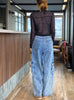 Black Delicate Diamond Lattice Knit Unique Button Cardigan