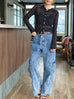 Black Delicate Diamond Lattice Knit Unique Button Cardigan