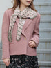 Rose Pink Double-Breasted Woollen Tailored Blazer