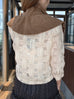 New Colour! Toasted Truffle Luxe Cashmere Ruffle Collar Wrap