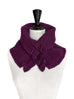 SPECIAL! Mulberry Crochet-Trimmed Ruffle A-lined Neck Warmer