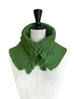 SPECIAL! Green Crochet-Trimmed Ruffle A-lined Neck Warmer