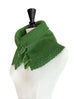 Surprise Sale! Green Crochet-Trimmed Ruffle A-lined Neck Warmer