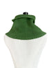 Surprise Sale! Green Crochet-Trimmed Ruffle A-lined Neck Warmer