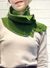 Surprise Sale! Green Crochet-Trimmed Ruffle A-lined Neck Warmer