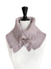 SPECIAL! Lilac Crochet-Trimmed Ruffle A-lined Neck Warmer