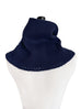 SPECIAL! Navy Crochet-Trimmed Ruffle A-lined Neck Warmer