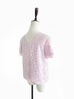 Final Sale! Lavender Romantic Lace Layered Scallop Edging Chiffon Top