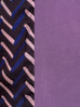 Muted Purple Ruffle Detail Strong Shoulder Crop Blazer