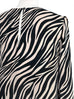 Zebra Chic 2-in-1 Mid-Length Tiered Flowy Dress