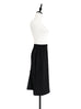 Surprise Sale! Drapey Black Studded Pleat Back Straight Skirt