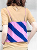 SPECIAL! Striped Silk Camisole Twofer 2-in-1 Lapped Seam Tee Top