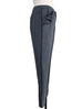 SPECIAL! Charcoal Ruffle Pocket Scallop Side Trim Trousers