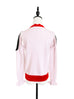 Surprise Sale! Pinky Colourblock Scallop Collar Cold-Shoulder Cashmere Blend Sweater
