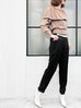 Further Sale! Beige One-Shoulder Merino Wool Ruffle Sweater