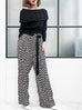 Final Sale! Black One-Shoulder Merino Wool Ruffle Sweater