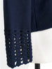 Surprise Sale! Crochet Details Cashmere Wool Blend Jumper