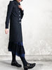 Further Sale! Simply Black Straight Line Classic Wool Coat