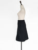 Further Sale! Black Flounce Wide Hem Skirt