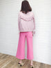 Final Sale! Spring Pink Split Waisting Culottes