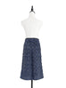 Denim Blue Tassel Square Patterned Chambray Culottes