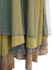 Surprise Sale! Layer Textured Army Green Tulle Maxi Skirt