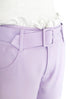 Last Chance! Lilac Ruffle Waist Straight Leg Trousers