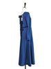Final Sale! Royal Blue Tie-Back Cotton Blend Maxi Dress