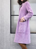 Surprise Sale! Wisteria Purple Merino Wool A-Line Coat